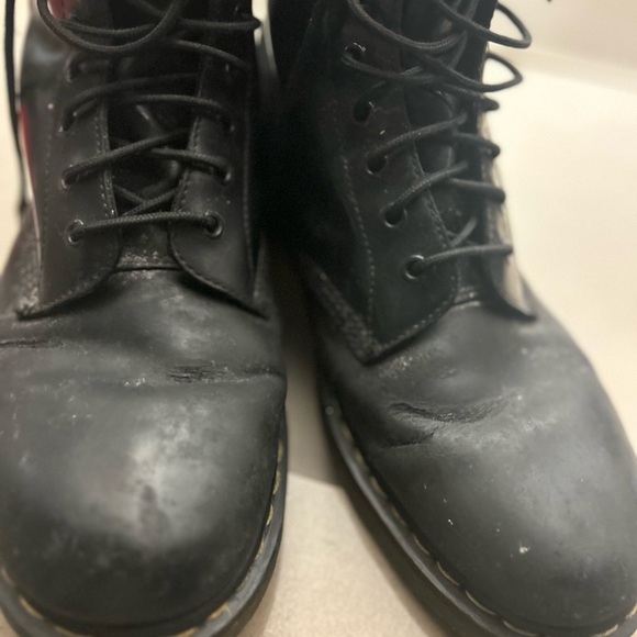 Dr. Martens Classic Black Men's Lace-Up Boots 13 Preowned airwair - Picture 6 of 7